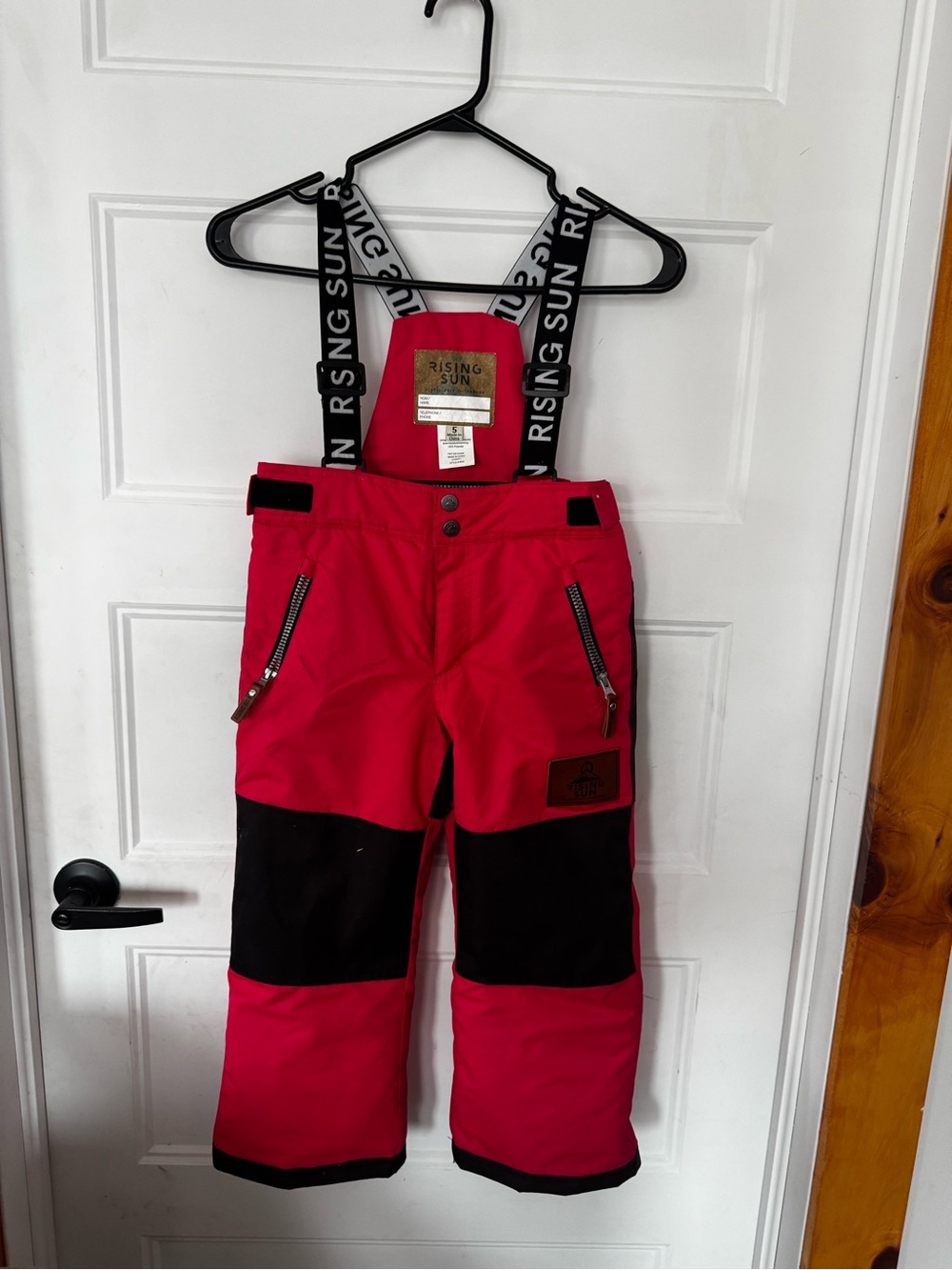 Rising Sun Kids Snow Pants Bib Size 5